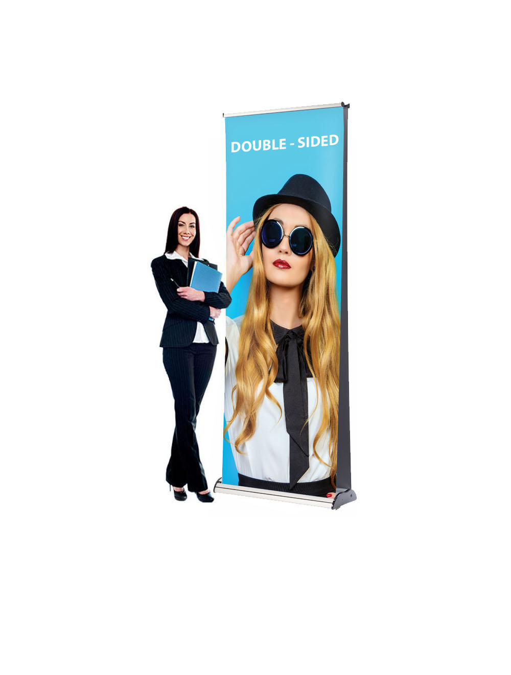 Double sided roller banner Double sided roller banner stand